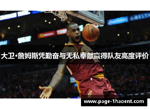 大卫·詹姆斯凭勤奋与无私奉献赢得队友高度评价